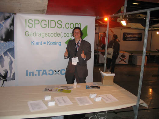 ISPGids.com Gedragscode(.com) Stand op Holland Innovation 2006