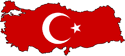 Turkije land/vlag