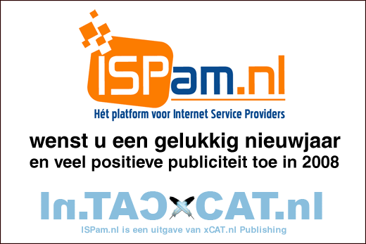 ISPam.nl wenst u een gelukkig nieuwjaar en veel positieve publiciteit toe in 2008